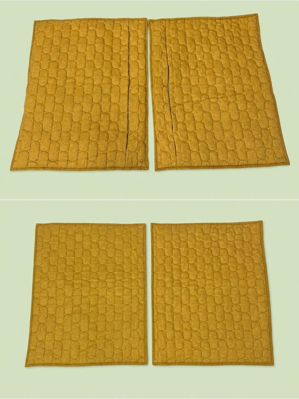Crate&Barrel 20x26 Mustard Yellow Standard Sham pillowcase